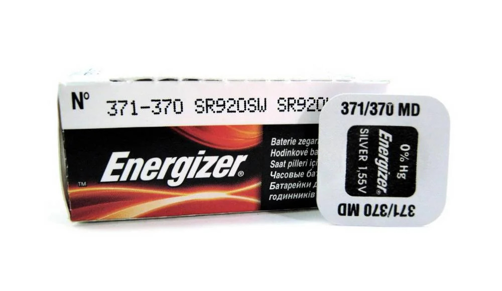Buttoncell Energizer 371-370 SR920SW SR620W Τεμ. 1 Buttoncell Energizer 371-370 SR920SW SR620W Τεμ. 1
