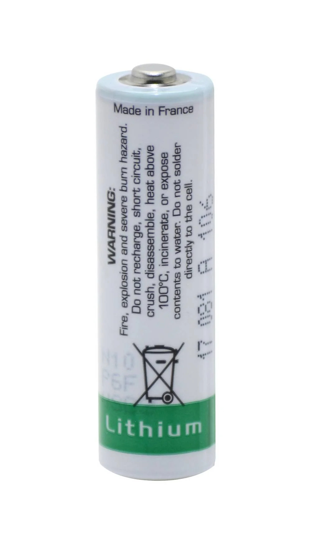 Μπαταρία Saft LS 14500 Li-SOCl2 2600mAh 3.6V AA Μπαταρία Saft LS 14500 Li-SOCl2 2600mAh 3.6V AA