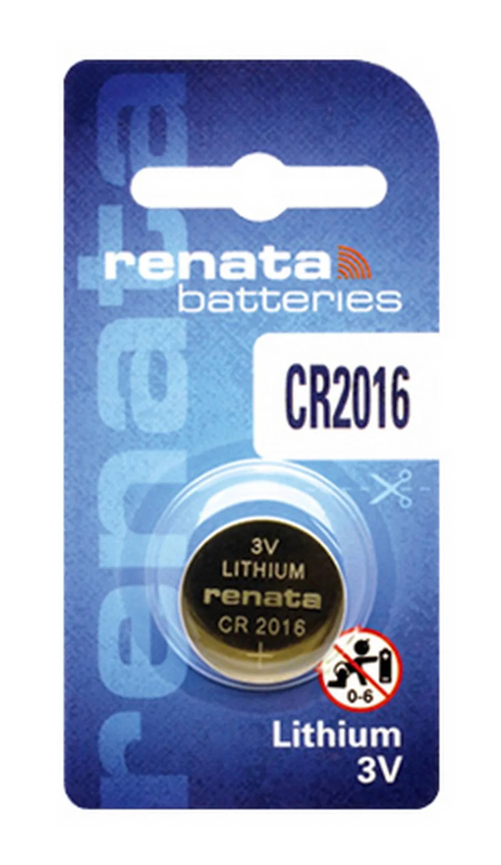 Buttoncell Lithium Electronics Renata CR2016 Τεμ. 1 Buttoncell Lithium Electronics Renata CR2016 Τεμ. 1