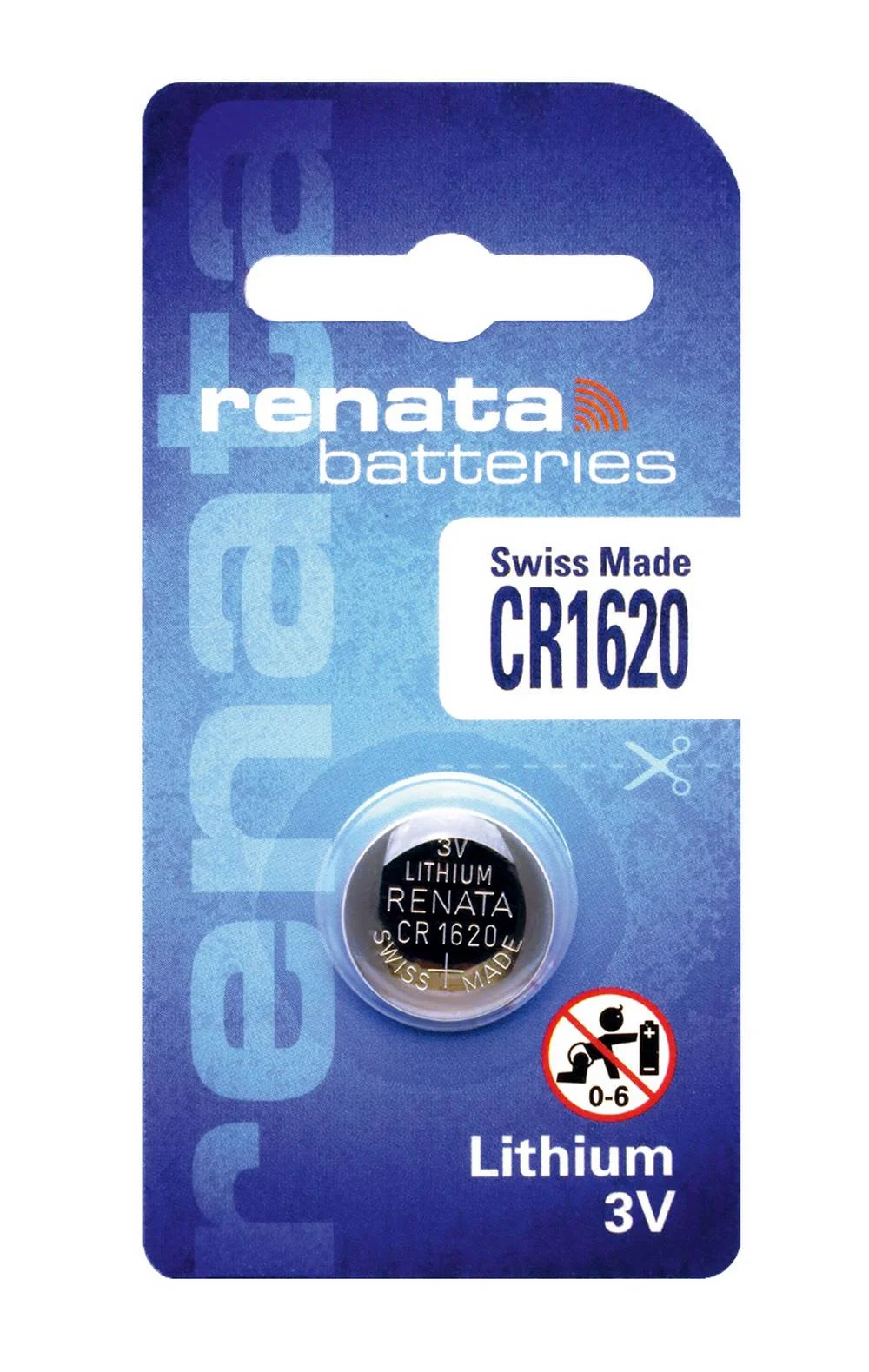 Buttoncell Lithium Electronics Renata CR1620 Τεμ. 1 Buttoncell Lithium Electronics Renata CR1620 Τεμ. 1