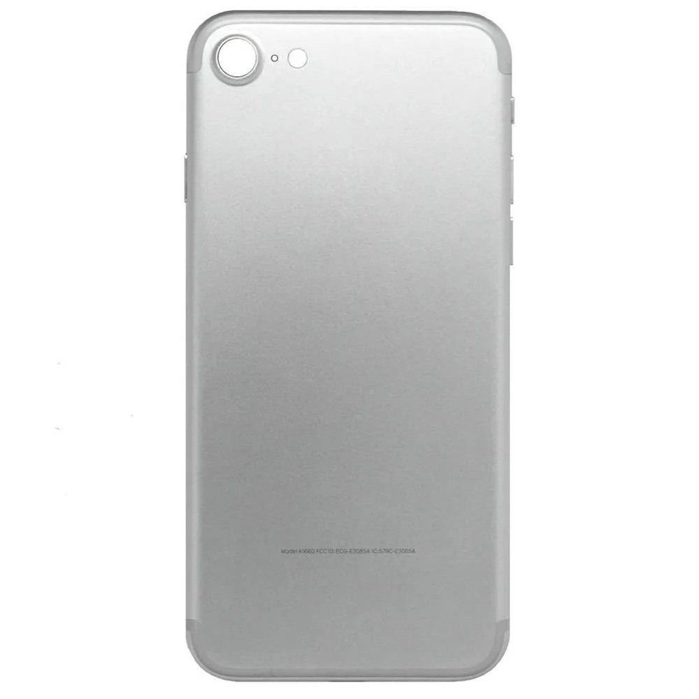 Καπάκι Μπαταρίας με Πλαίσιο για Apple iPhone 7 Ασημί με Τζαμάκι Κάμερας, Θύρα SIM και Εξωτερικά Πλήκτρα OEM Type A Καπάκι Μπαταρίας με Πλαίσιο για Apple iPhone 7 Ασημί με Τζαμάκι Κάμερας, Θύρα SIM και Εξωτερικά Πλήκτρα OEM Type A