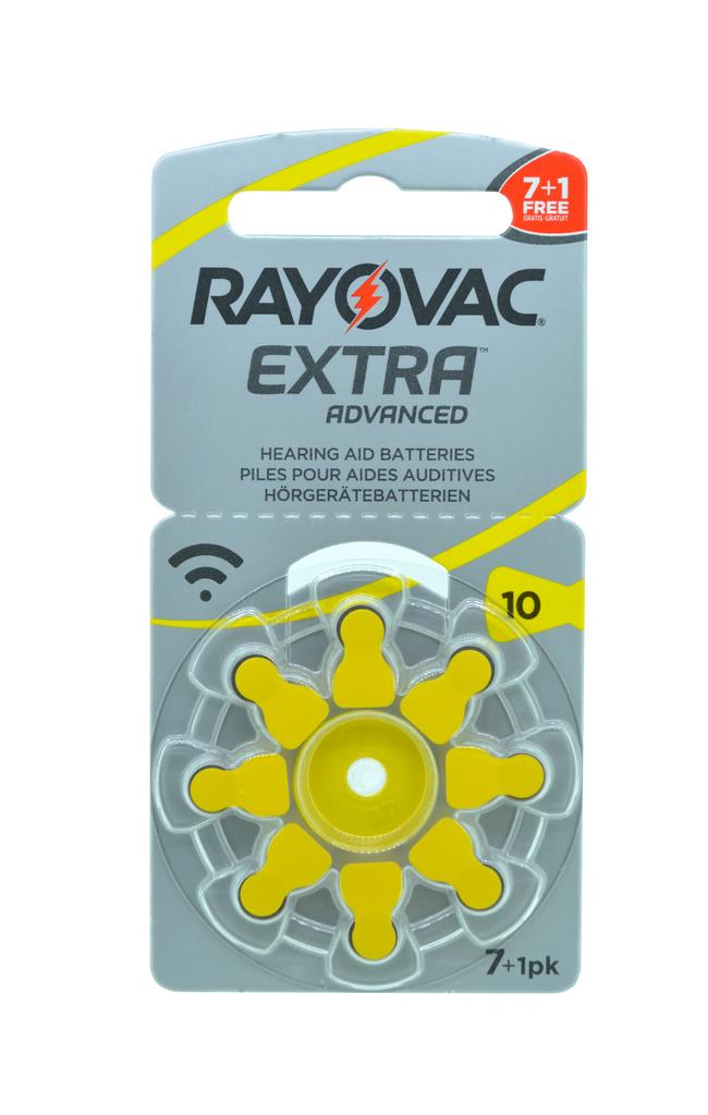 Μπαταρίες Ακουστικών Βαρηκοΐας Rayovac 10 Extra Advanced 1.45V Τεμ. 8 Μπαταρίες Ακουστικών Βαρηκοΐας Rayovac 10 Extra Advanced 1.45V Τεμ. 8