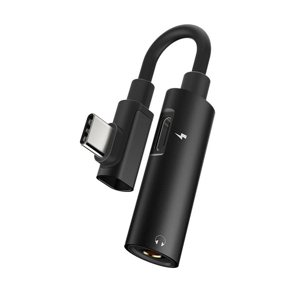 Αντάπτορας Hoco LS19 2 σε 1 USB-C σε USB-C Θηλυκό και 3.5mm Θηλυκό 1.5A Μαύρo Αντάπτορας Hoco LS19 2 σε 1 USB-C σε USB-C Θηλυκό και 3.5mm Θηλυκό 1.5A Μαύρo