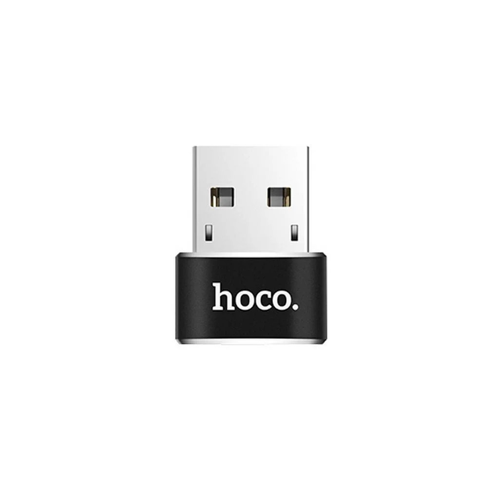 Αντάπτορας Hoco UA6 USB σε USB-C Μαύρο Αντάπτορας Hoco UA6 USB σε USB-C Μαύρο