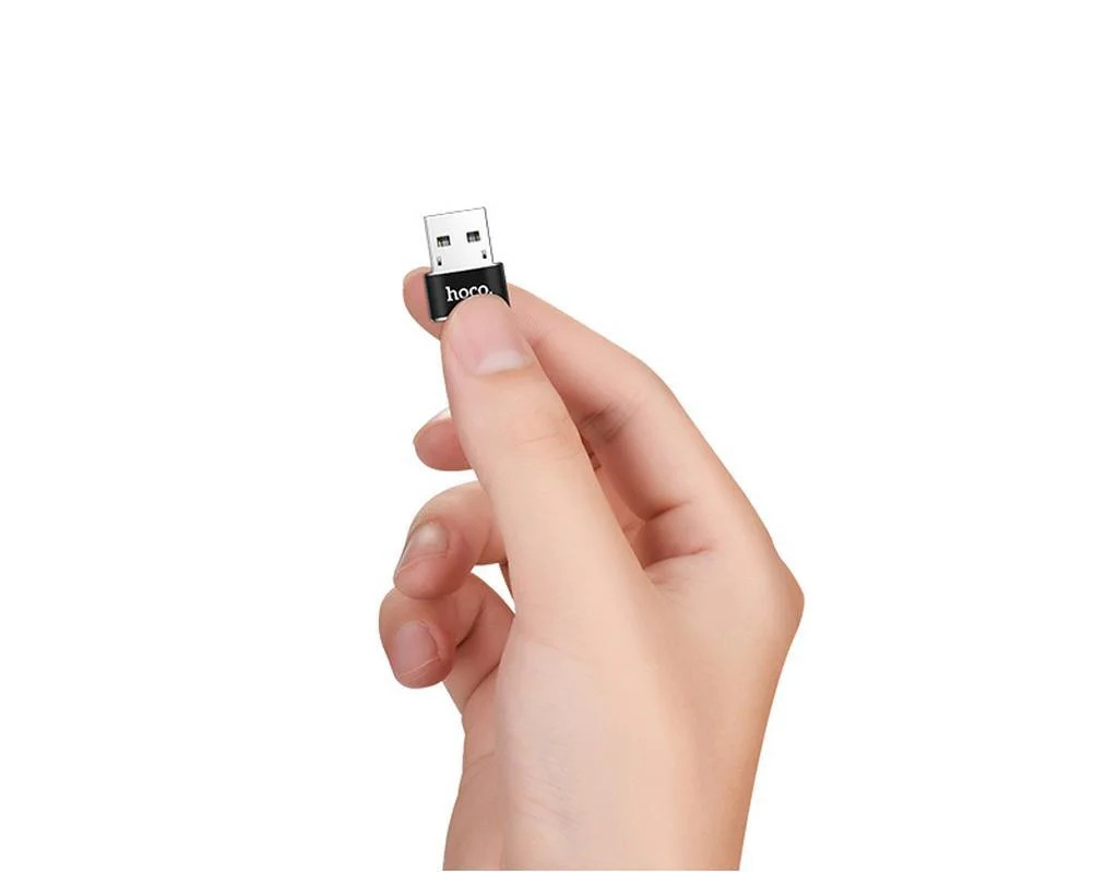 Αντάπτορας Hoco UA6 USB σε USB-C Μαύρο Αντάπτορας Hoco UA6 USB σε USB-C Μαύρο