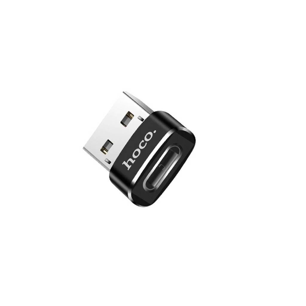 Αντάπτορας Hoco UA6 USB σε USB-C Μαύρο Αντάπτορας Hoco UA6 USB σε USB-C Μαύρο