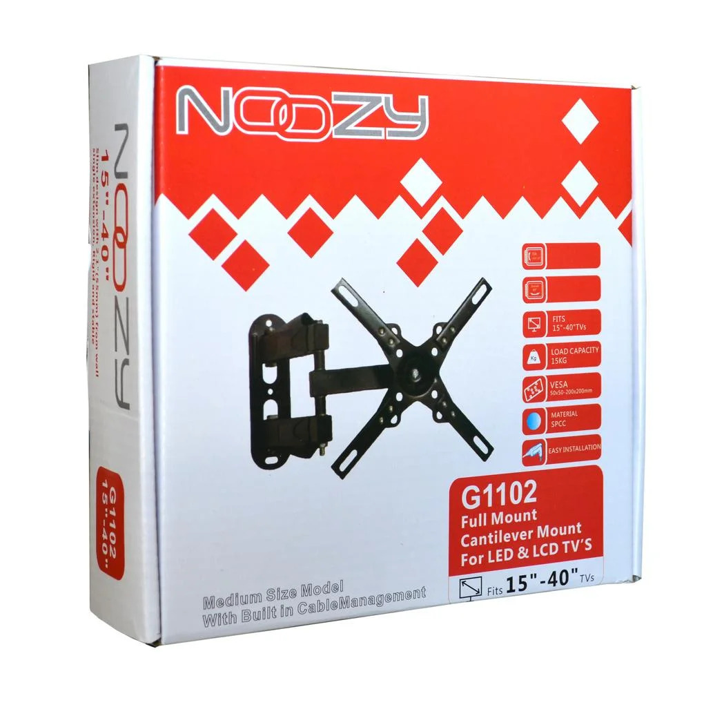 Βάση Στήριξης Noozy G1102 για Τηλεοράσεις 15'' - 40'' VESA από 50x50mm έως 200x200mm. Μέγιστη αντοχή βάρους 15kg Βάση Στήριξης Noozy G1102 για Τηλεοράσεις 15'' - 40'' VESA από 50x50mm έως 200x200mm. Μέγιστη αντοχή βάρους 15kg