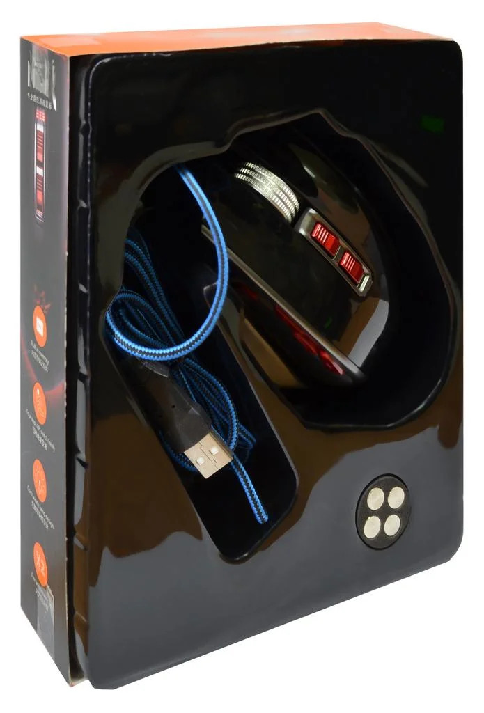 Ενσύρματο Ποντίκι Lanhear 9D Mechanical Gaming Mouse με 9 Πλήκτρα και 4000 DPI Μαύρο Ενσύρματο Ποντίκι Lanhear 9D Mechanical Gaming Mouse με 9 Πλήκτρα και 4000 DPI Μαύρο