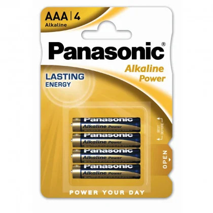 Μπαταρία Αλκαλική Panasonic Alcaline Power LR03APB/4BP size AAA 1.5V Τεμ. 4 Μπαταρία Αλκαλική Panasonic Alcaline Power LR03APB/4BP size AAA 1.5V Τεμ. 4