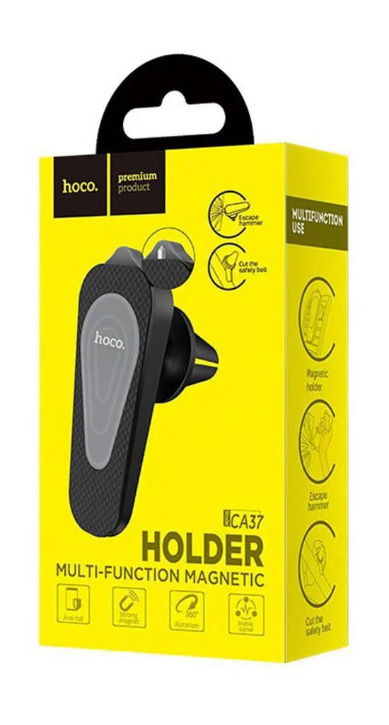 Βάση Στήριξης Αεραγωγού Αυτοκινήτου Hoco CA37 Magnetic Μαύρη - Γκρι Βάση Στήριξης Αεραγωγού Αυτοκινήτου Hoco CA37 Magnetic Μαύρη - Γκρι