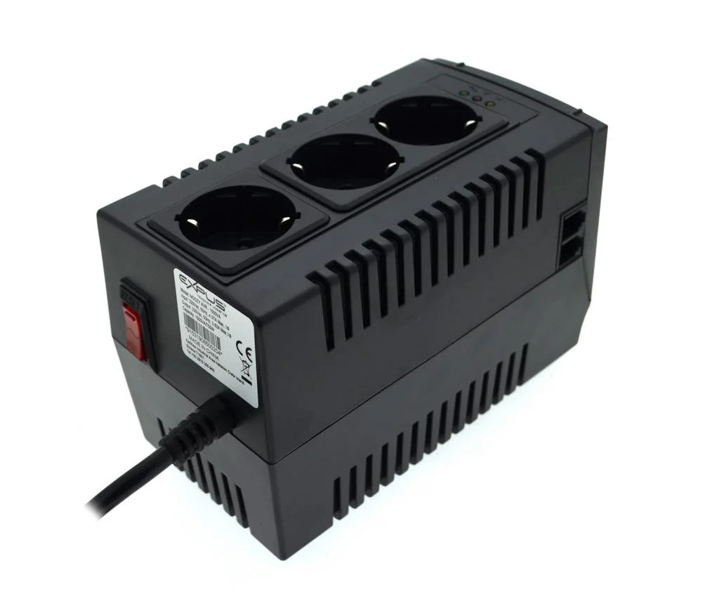 Αυτόματος Σταθεροποιητής Τάσης Ρεύματος Noozy 1500VA 750W με Προστασία Υπερθέρμανσης Αυτόματος Σταθεροποιητής Τάσης Ρεύματος Noozy 1500VA 750W με Προστασία Υπερθέρμανσης