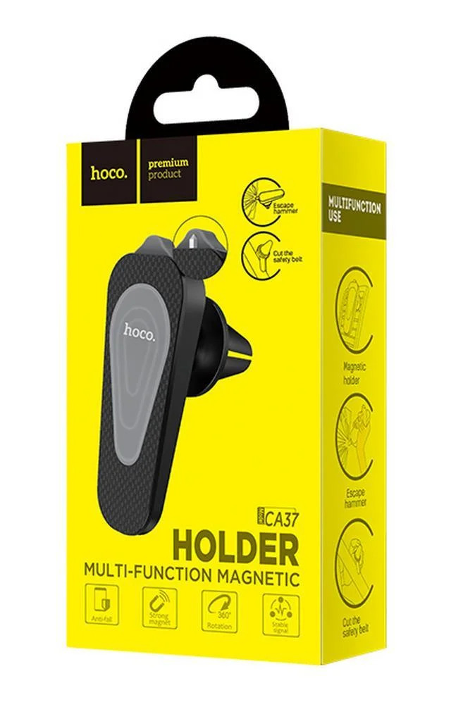 Βάση Στήριξης Αεραγωγού Αυτοκινήτου Hoco CA37 Magnetic Λευκή Βάση Στήριξης Αεραγωγού Αυτοκινήτου Hoco CA37 Magnetic Λευκή