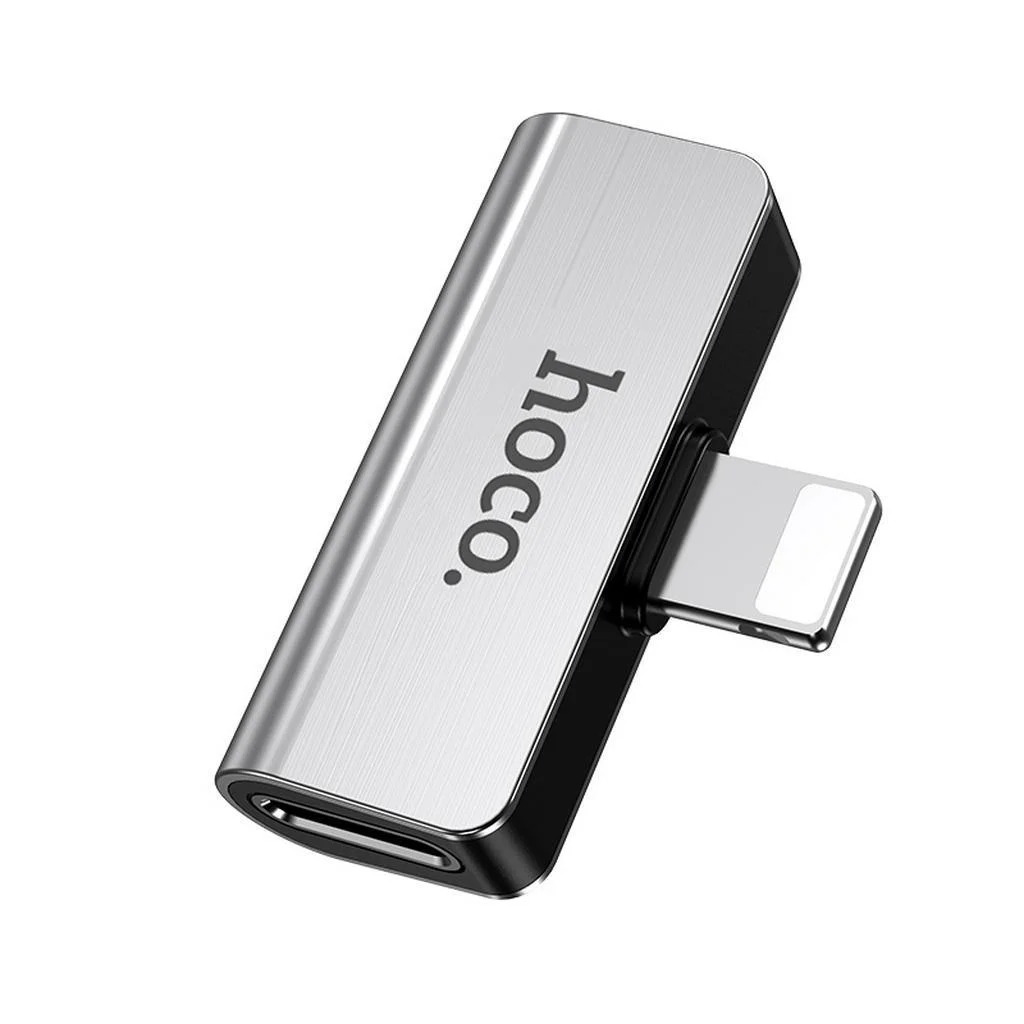 Αντάπτορας Hoco LS24 2 σε 1 Lightning σε 2 Εξόδους Lightning 2.0A Ασημί Αντάπτορας Hoco LS24 2 σε 1 Lightning σε 2 Εξόδους Lightning 2.0A Ασημί