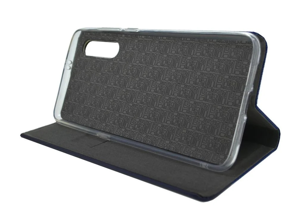 Θήκη Book Ancus Magnetic Canvas για Xiaomi Mi 9 TPU Μαύρη-Μπλε Θήκη Book Ancus Magnetic Canvas για Xiaomi Mi 9 TPU Μαύρη-Μπλε