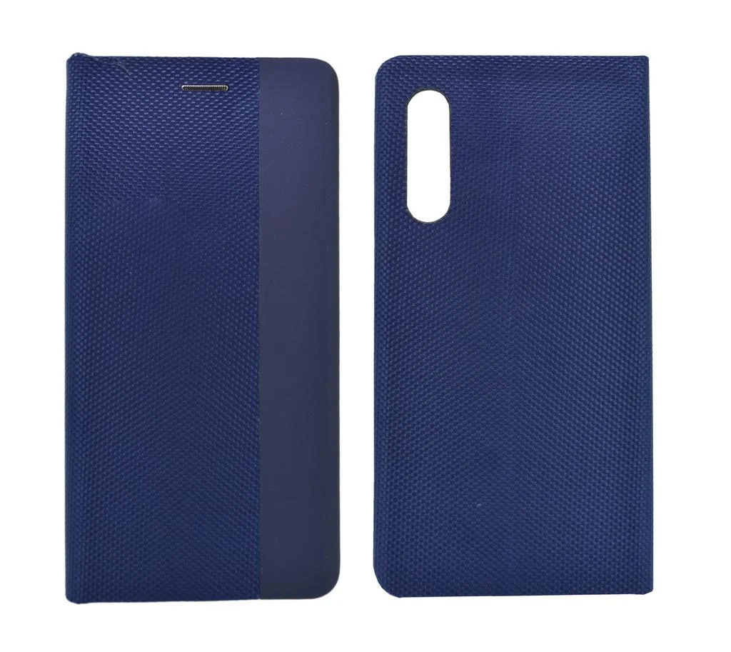 Θήκη Book Ancus Magnetic Canvas για Xiaomi Mi 9 TPU Μαύρη-Μπλε Θήκη Book Ancus Magnetic Canvas για Xiaomi Mi 9 TPU Μαύρη-Μπλε