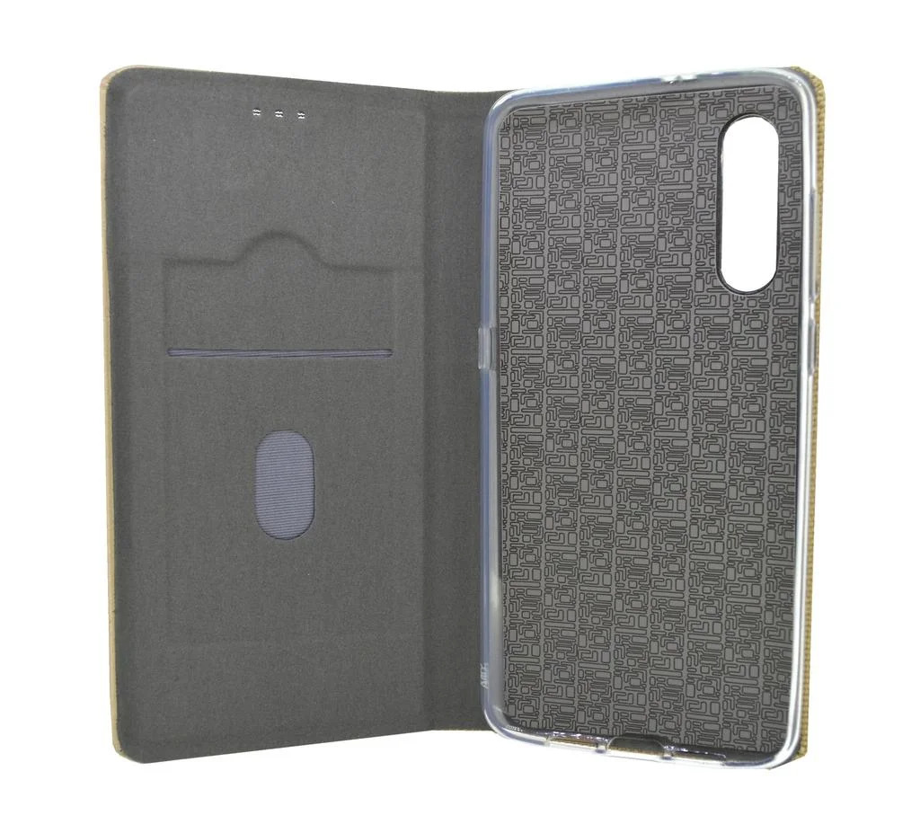 Θήκη Book Ancus Magnetic Canvas για Xiaomi Mi 9 TPU Χρυσαφί Θήκη Book Ancus Magnetic Canvas για Xiaomi Mi 9 TPU Χρυσαφί