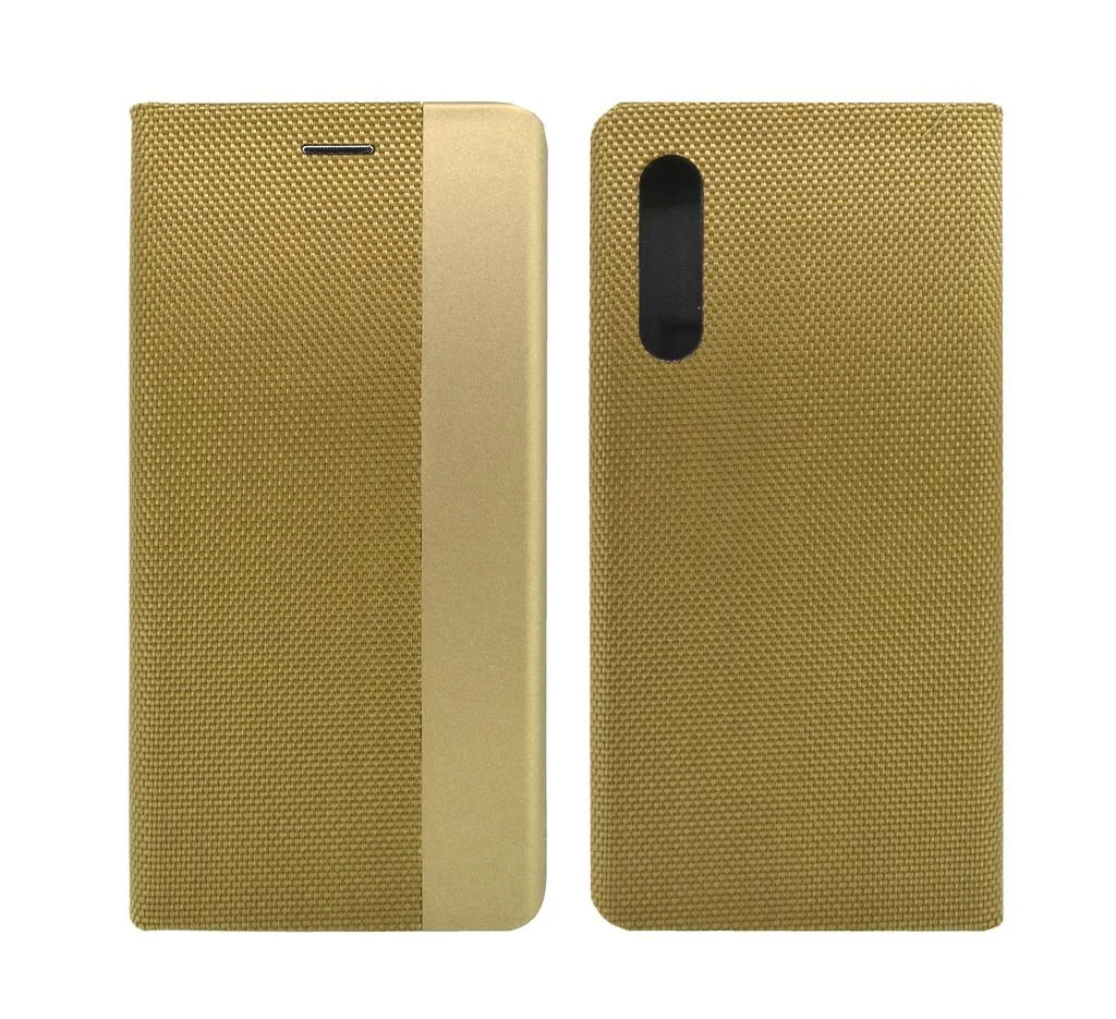 Θήκη Book Ancus Magnetic Canvas για Xiaomi Mi 9 TPU Χρυσαφί Θήκη Book Ancus Magnetic Canvas για Xiaomi Mi 9 TPU Χρυσαφί