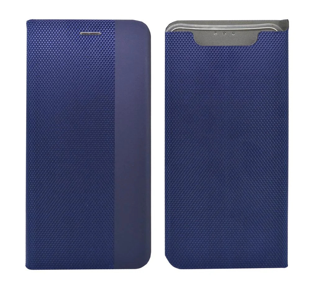 Θήκη Book Ancus Magnetic Canvas για Samsung SM-A805F Galaxy A80 TPU Μαύρη-Μπλε Θήκη Book Ancus Magnetic Canvas για Samsung SM-A805F Galaxy A80 TPU Μαύρη-Μπλε