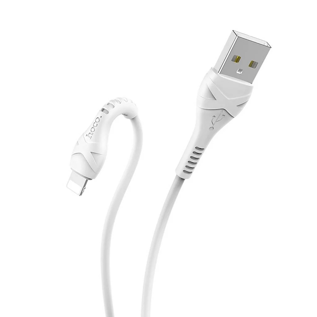 Καλώδιο Hoco X37 Cool Power USB σε Lightning Fast Charging 2.4A Λευκό 1m Καλώδιο Hoco X37 Cool Power USB σε Lightning Fast Charging 2.4A Λευκό 1m