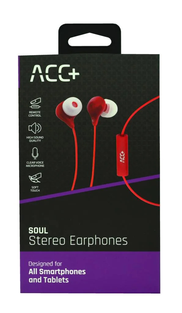 Hands Free Maxcom Soul Stereo Earphones 3.5mm Κόκκινα με Μικρόφωνο και Πλήκτρο Απάντησης/Σίγασης Hands Free Maxcom Soul Stereo Earphones 3.5mm Κόκκινα με Μικρόφωνο και Πλήκτρο Απάντησης/Σίγασης