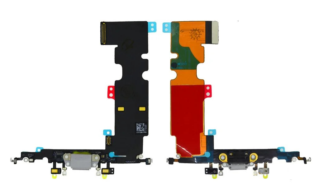 Επαφή Φόρτισης Apple iPhone 8 Plus με Μικρόφωνο Γκρι OEM Type A Επαφή Φόρτισης Apple iPhone 8 Plus με Μικρόφωνο Γκρι OEM Type A