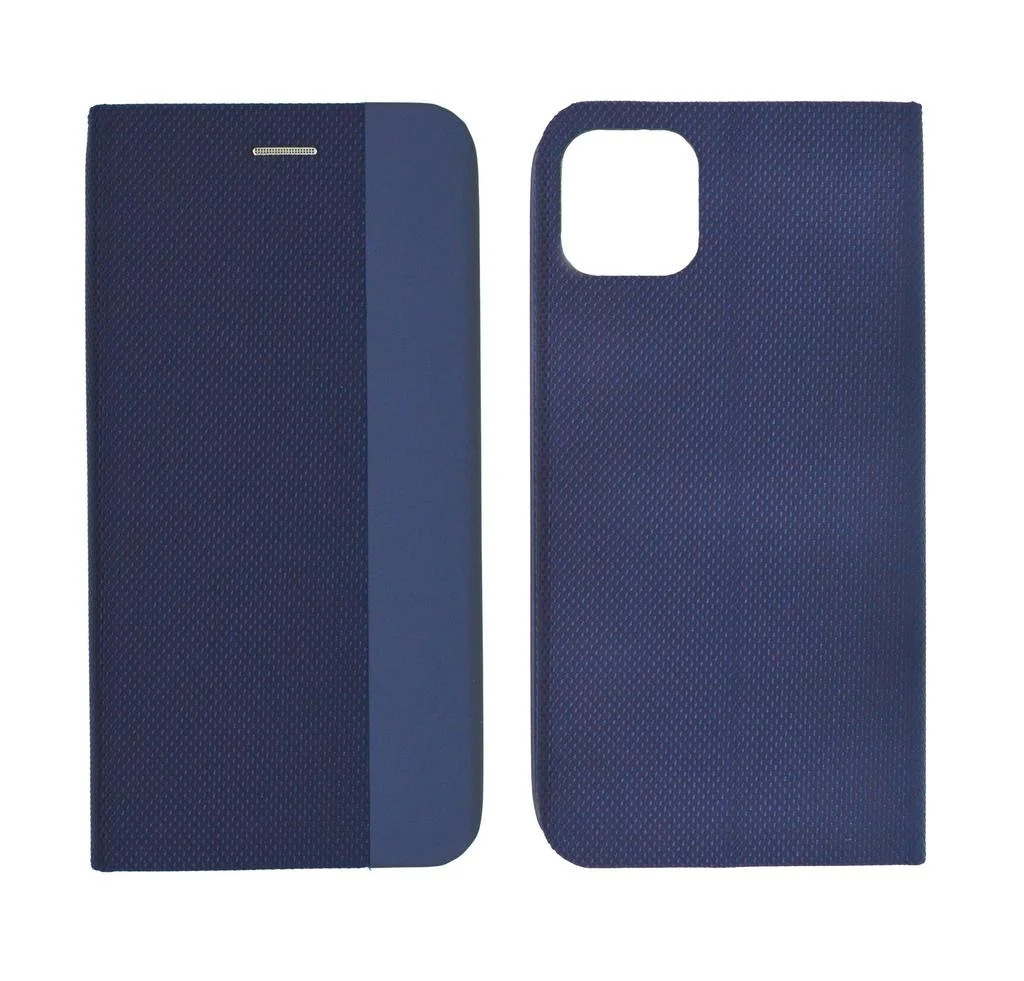 Θήκη Book Ancus Magnetic Canvas για Apple iPhone 11 Pro TPU Σκούρο Μπλε Θήκη Book Ancus Magnetic Canvas για Apple iPhone 11 Pro TPU Σκούρο Μπλε