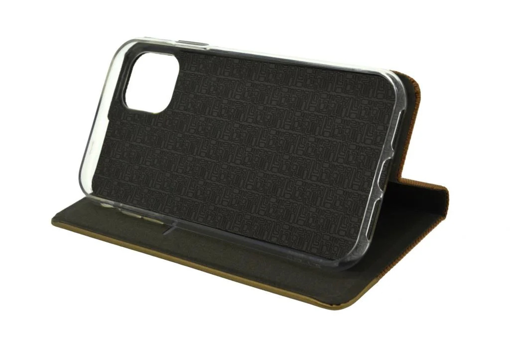 Θήκη Book Ancus Magnetic Canvas για Apple iPhone 11 Pro TPU Χρυσαφί Θήκη Book Ancus Magnetic Canvas για Apple iPhone 11 Pro TPU Χρυσαφί