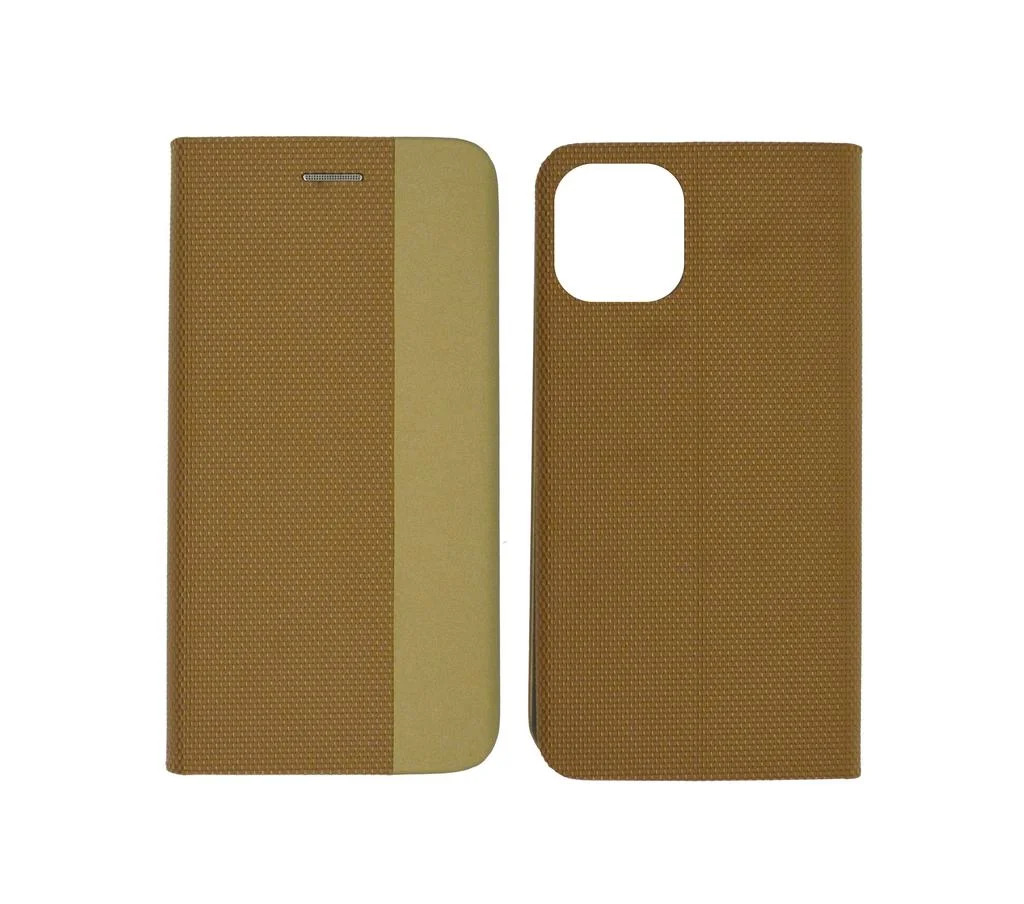 Θήκη Book Ancus Magnetic Canvas για Apple iPhone 11 Pro TPU Χρυσαφί Θήκη Book Ancus Magnetic Canvas για Apple iPhone 11 Pro TPU Χρυσαφί