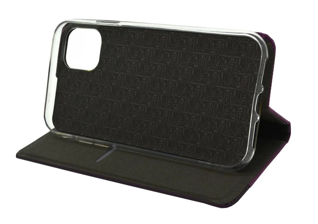 Θήκη Book Ancus Magnetic Canvas για Apple iPhone 11 Pro Max TPU Μωβ Θήκη Book Ancus Magnetic Canvas για Apple iPhone 11 Pro Max TPU Μωβ