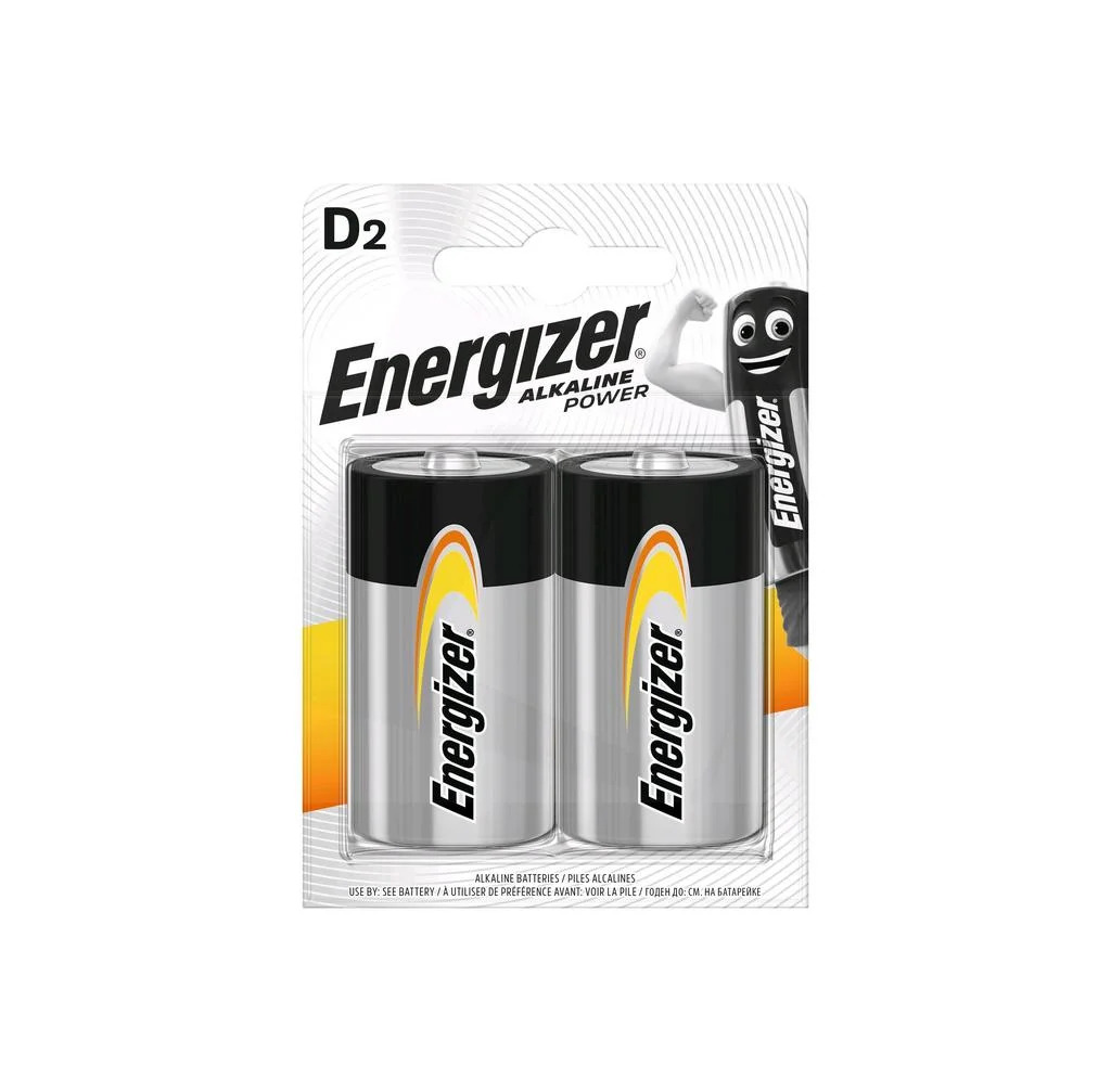 Μπαταρία Αλκαλική Energizer Alcaline Power LR20 size D Τεμ. 2 Μπαταρία Αλκαλική Energizer Alcaline Power LR20 size D Τεμ. 2