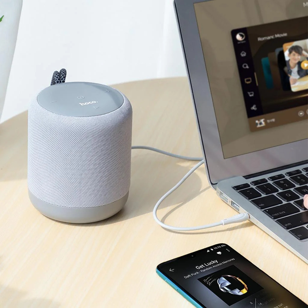 Καλώδιο σύνδεσης Ήχου Hoco UPA14 AUX Αρσενικό σε AUX Αρσενικό Γωνιακό Κονέκτορα Γκρί 1m Καλώδιο σύνδεσης Ήχου Hoco UPA14 AUX Αρσενικό σε AUX Αρσενικό Γωνιακό Κονέκτορα Γκρί 1m