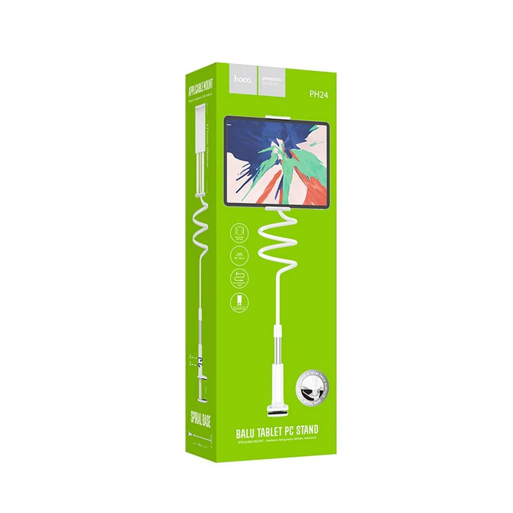Βάση Στήριξης Επιτραπέζια Hoco PH24 Balu για συσκευές 4"-10.5" Λευκό Βάση Στήριξης Επιτραπέζια Hoco PH24 Balu για συσκευές 4"-10.5" Λευκό