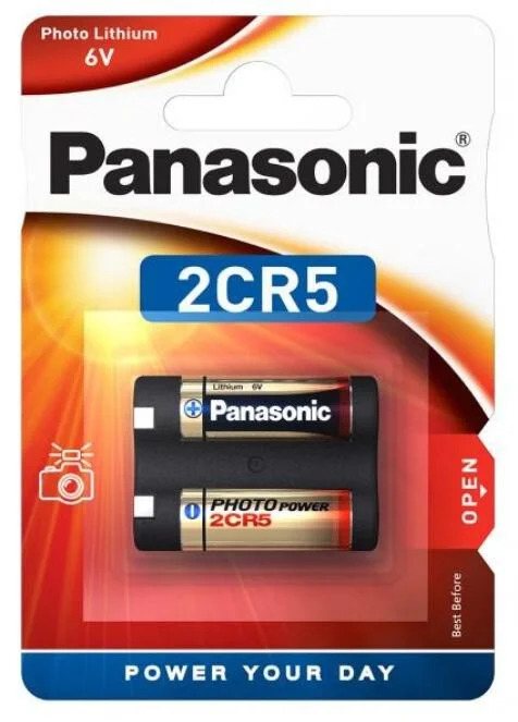 Μπαταρία Lithium Panasonic 2CR5 6V Τεμ. 1 Μπαταρία Lithium Panasonic 2CR5 6V Τεμ. 1