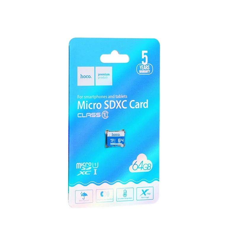 Κάρτα Μνήμης Hoco MicroSDHC 64GB Class 10 έως 95MB/s Κάρτα Μνήμης Hoco MicroSDHC 64GB Class 10 έως 95MB/s