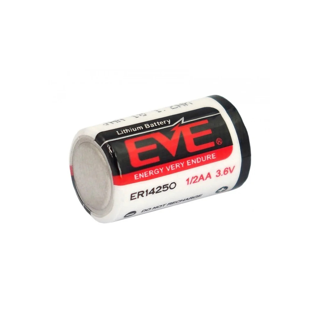 Μπαταρία Eve 14250 Li-SOCl2 3.6V 1/2AA 1200mAh Μπαταρία Eve 14250 Li-SOCl2 3.6V 1/2AA 1200mAh