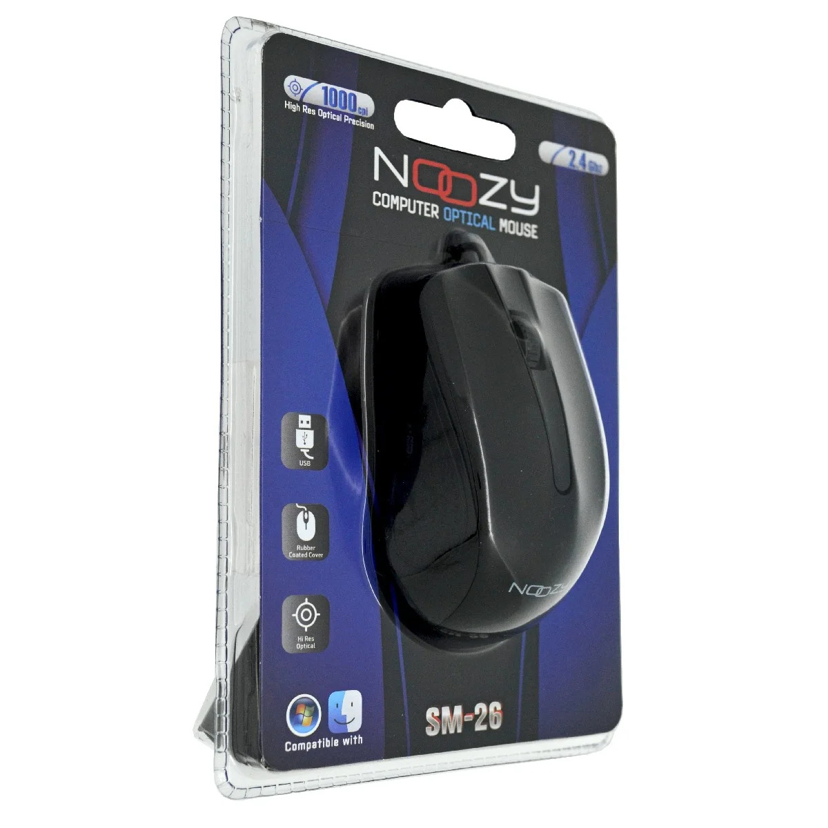 Ενσύρματο Ποντίκι Noozy SM-26 USB 3D με 3 Πλήκτρα και 1000DPI Μαύρο Ενσύρματο Ποντίκι Noozy SM-26 USB 3D με 3 Πλήκτρα και 1000DPI Μαύρο