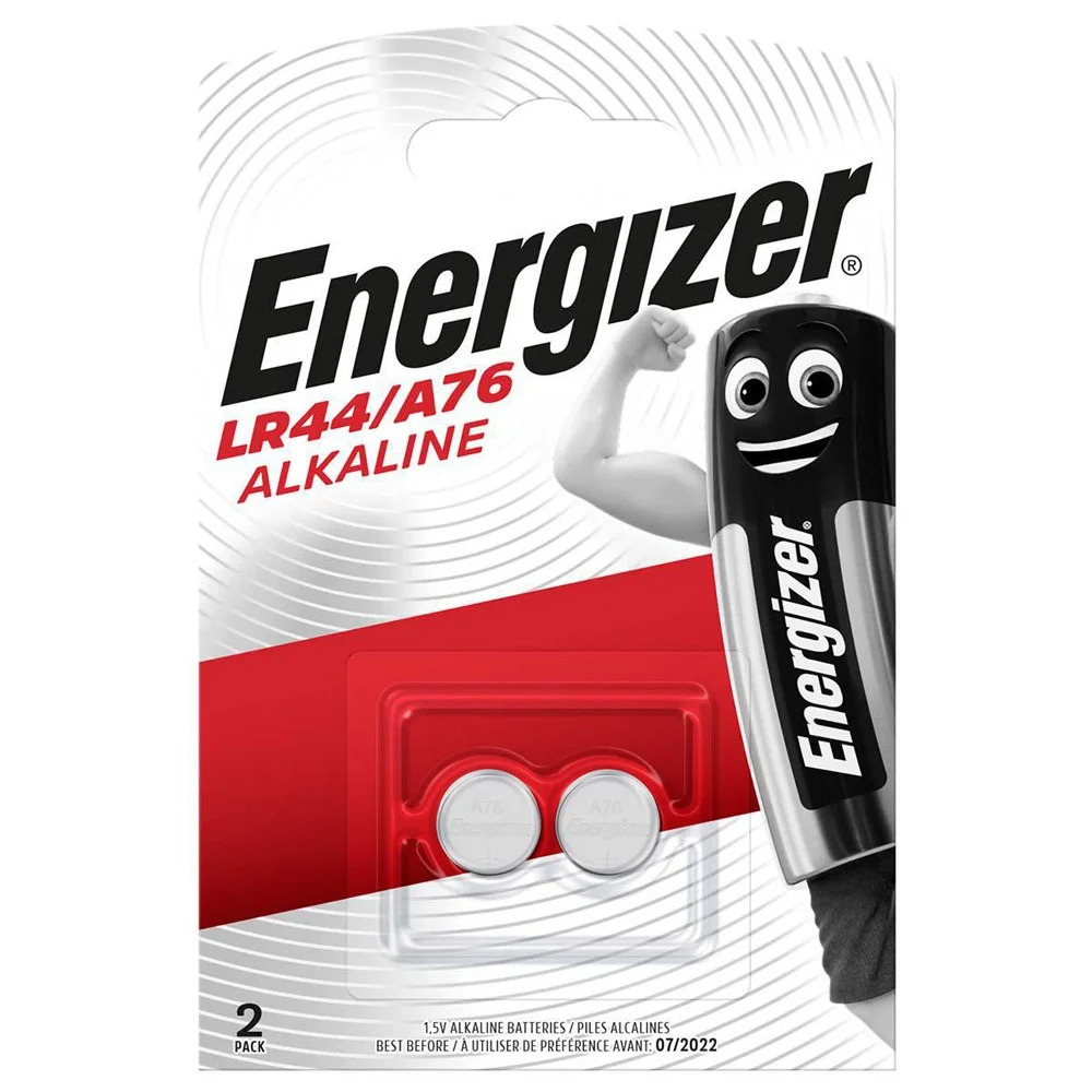 Buttoncell Energizer Alkaline LR44 A76 Τεμ. 2 Buttoncell Energizer Alkaline LR44 A76 Τεμ. 2