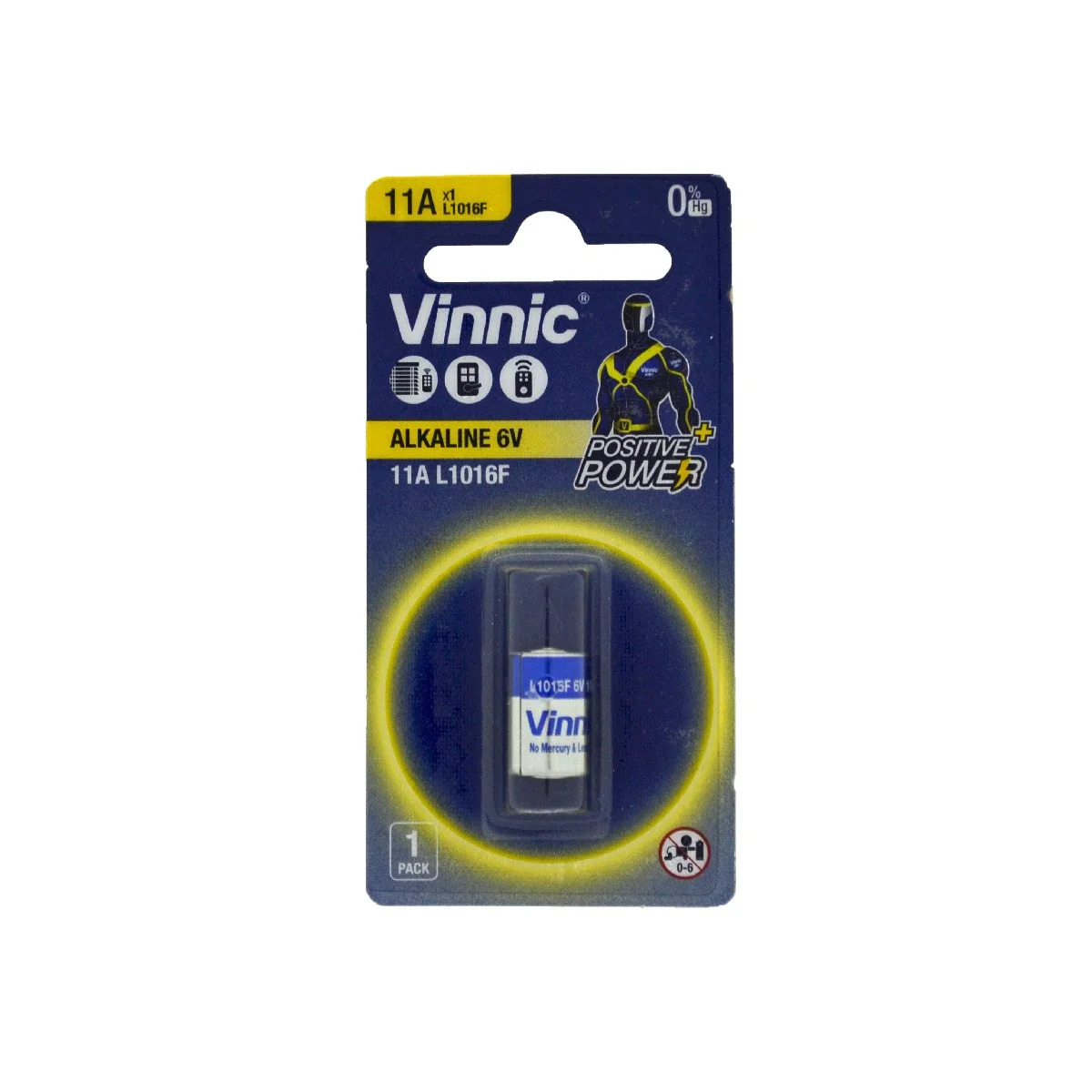 Μπαταρία Αλκαλική Vinnic 11A MN11 L1016F 6V Τεμ. 1 Μπαταρία Αλκαλική Vinnic 11A MN11 L1016F 6V Τεμ. 1