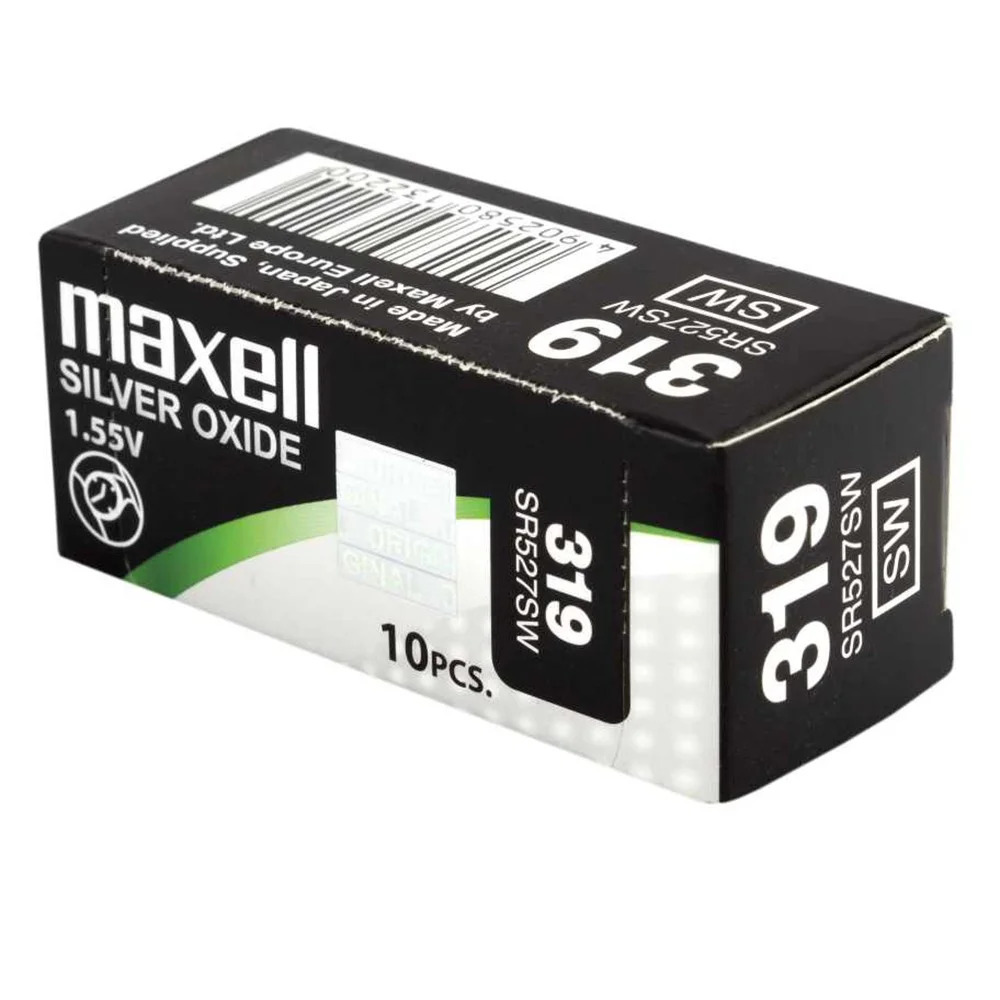 Buttoncell Maxell 319 SR527SW SR64 Τεμ. 1 Buttoncell Maxell 319 SR527SW SR64 Τεμ. 1