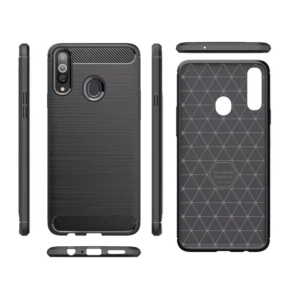 Θήκη TPU Ancus Carbon Series για Samsung SM-A207F Galaxy A20s Μαύρη Θήκη TPU Ancus Carbon Series για Samsung SM-A207F Galaxy A20s Μαύρη
