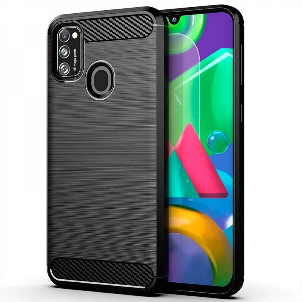 Θήκη TPU Ancus Carbon Series για Samsung M21 M215F M30s M307F M31 M315F Μαύρη Θήκη TPU Ancus Carbon Series για Samsung M21 M215F M30s M307F M31 M315F Μαύρη