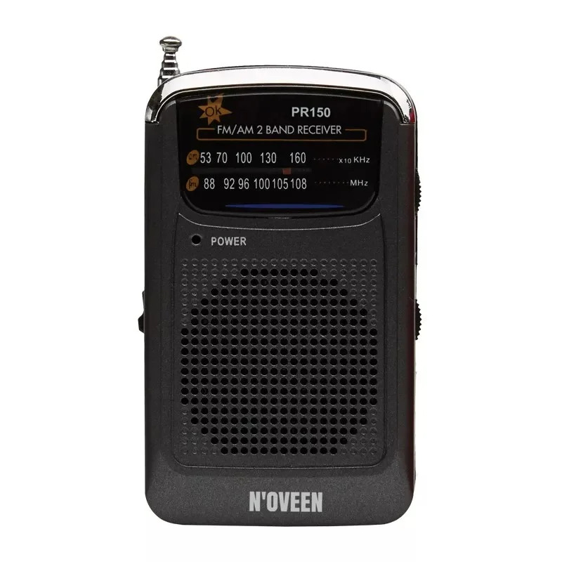 Φορητό Ραδιόφωνο N'oveen PR150 AM/FM, με Hands Free 3.5mm,με Λειτουργία Μπαταρίας 2 x 1,5V AAA Μαύρο Φορητό Ραδιόφωνο N'oveen PR150 AM/FM, με Hands Free 3.5mm,με Λειτουργία Μπαταρίας 2 x 1,5V AAA Μαύρο