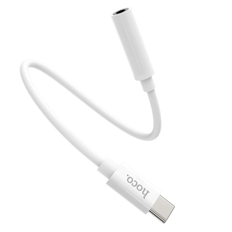 Αντάπτορας Hoco LS30 USB-C σε 3.5mm Θηλυκό Λευκό Συμβατός με όλες τις Συσκευές Αντάπτορας Hoco LS30 USB-C σε 3.5mm Θηλυκό Λευκό Συμβατός με όλες τις Συσκευές
