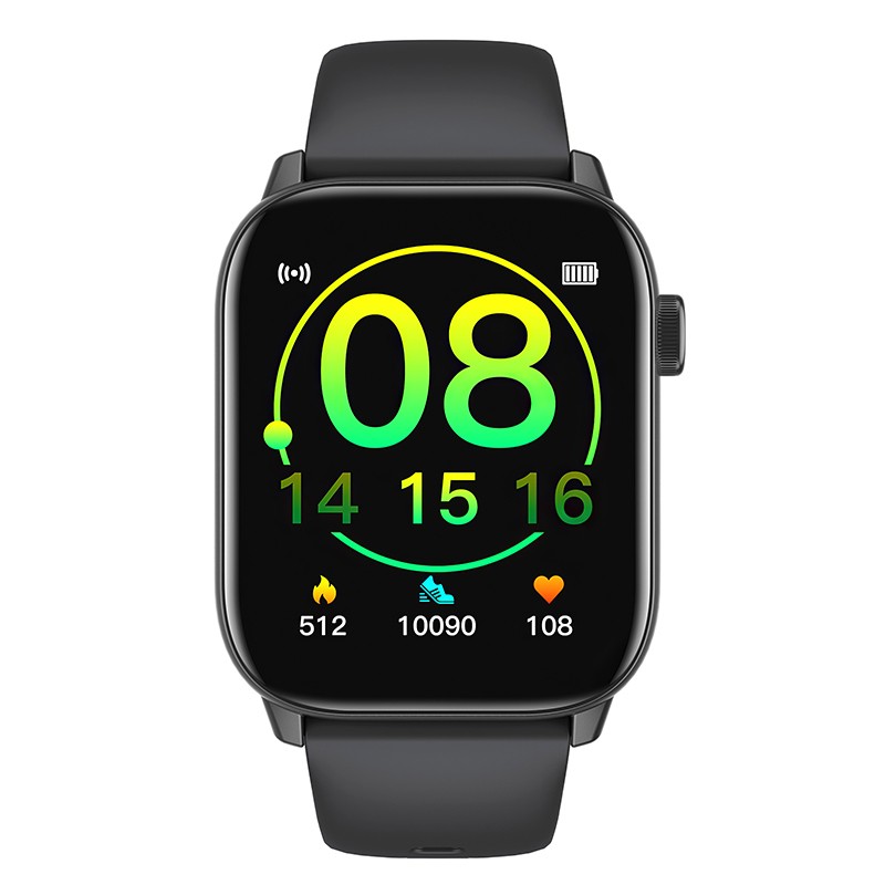 Smartwatch Hoco Y3 IP68 IPS Screen 1.69" 2.5D Glass 220mAh Bluettoth V5.0 Silicon Band Μαύρο Smartwatch Hoco Y3 IP68 IPS Screen 1.69" 2.5D Glass 220mAh Bluettoth V5.0 Silicon Band Μαύρο