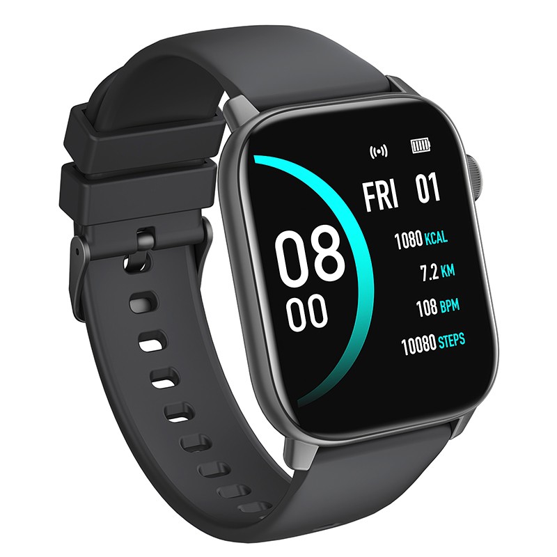 Smartwatch Hoco Y3 IP68 IPS Screen 1.69" 2.5D Glass 220mAh Bluettoth V5.0 Silicon Band Μαύρο Smartwatch Hoco Y3 IP68 IPS Screen 1.69" 2.5D Glass 220mAh Bluettoth V5.0 Silicon Band Μαύρο