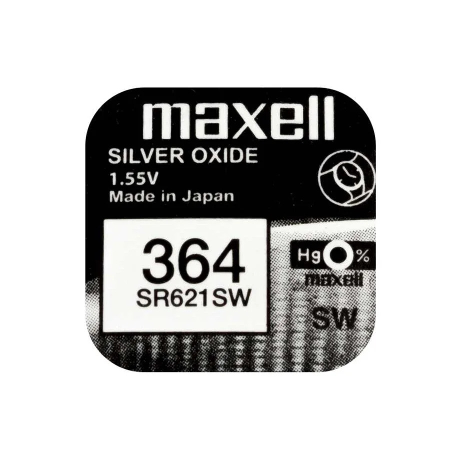 Buttoncell Maxell 364-SR621SW Τεμ. 1 Buttoncell Maxell 364-SR621SW Τεμ. 1