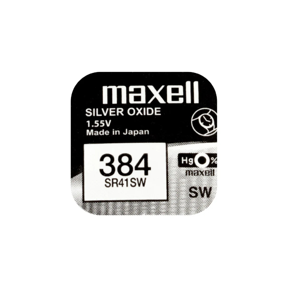 Buttoncell Maxell 384-392 SR41SW-SR41W Τεμ. 1 Buttoncell Maxell 384-392 SR41SW-SR41W Τεμ. 1