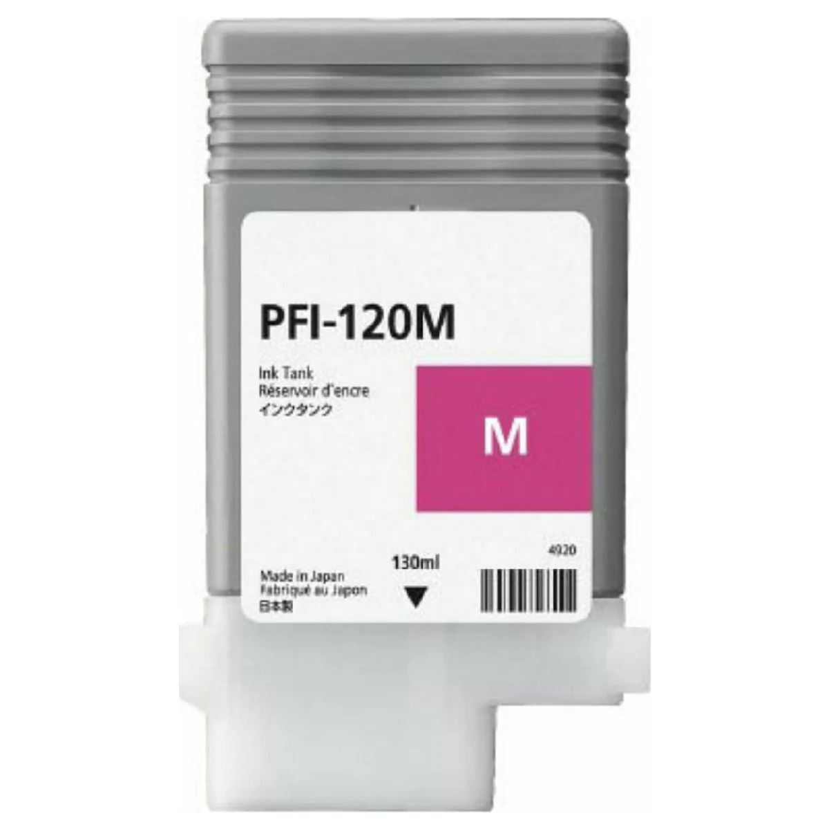 Μελάνι CANON Συμβατό PFI-120M 130ml Σελίδες:6000 Magenta για Σειρά IPF Μοντέλα TM-200, TM-205, TM-300, TM-305 Μελάνι CANON Συμβατό PFI-120M 130ml Σελίδες:6000 Magenta για Σειρά IPF Μοντέλα TM-200, TM-205, TM-300, TM-305