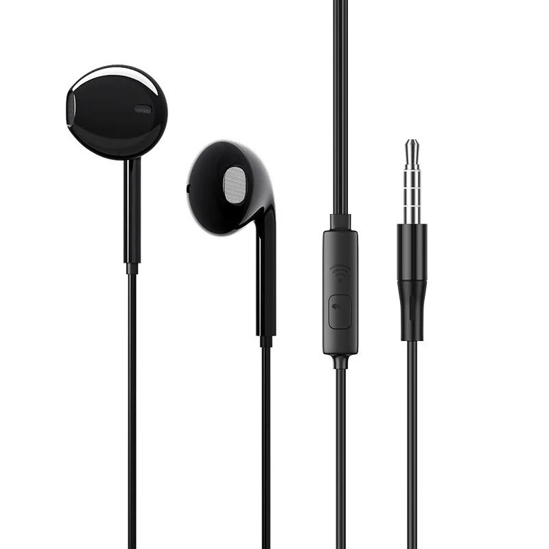 Hands Free Ancus Melody MD66 Semi in-Earbud Stereo 3.5mm Μαύρο με Μικρόφωνο και Πλήκτρο Λειτουργίας 1,2μ Hands Free Ancus Melody MD66 Semi in-Earbud Stereo 3.5mm Μαύρο με Μικρόφωνο και Πλήκτρο Λειτουργίας 1,2μ