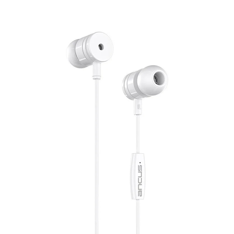 Hands Free Ancus Harmony MD44 in-Earbud Stereo 3.5mm Λευκό με Μικρόφωνο και Πλήκτρο Λειτουργίας 1,2μ Hands Free Ancus Harmony MD44 in-Earbud Stereo 3.5mm Λευκό με Μικρόφωνο και Πλήκτρο Λειτουργίας 1,2μ